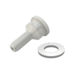 Kit bico fino para lavar linha c/ anel de vedação